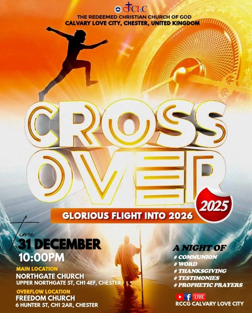 Cross Over night flyer